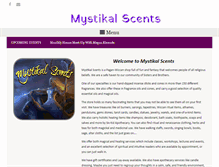 Tablet Screenshot of mystikalscents.com